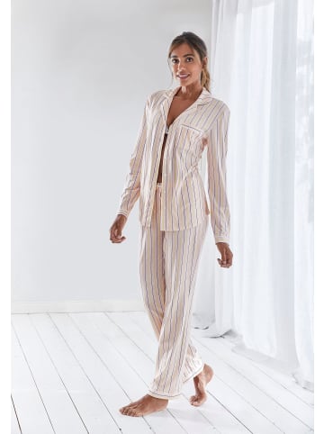 s.Oliver Pyjama in hellrosa-gestreift