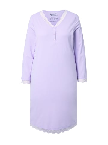 Ulla Popken Nachthemd in zartes lavendel