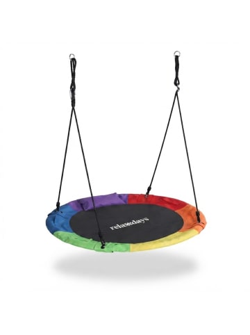 relaxdays Nestschaukel in Bunt – 100 cm