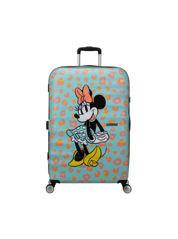 American Tourister Wavebreaker Disney Spinner 77 cm mit TSA-Zahlenschloss in Minnie Pastel Dots