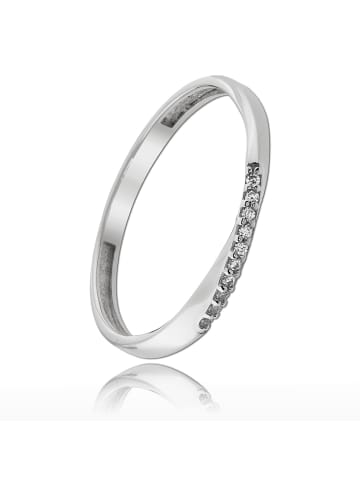 BALIA 333 Weißgold - 8 Karat Damen Ringe Swing Fingerring 56 (17,8)