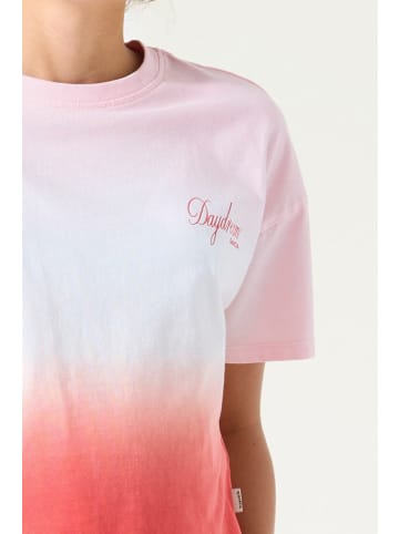 Garcia T-Shirt Kurzarm Rundhals Farbverlauf in chalk pink