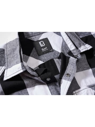 Brandit Hemd "Check Shirt Sleeveless" in Weiß