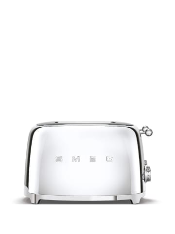 Smeg 4-Schlitz-Toaster 50' s Retro Style in Chrom