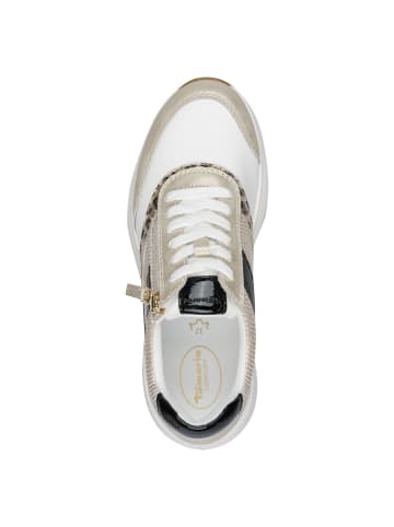 Tamaris Wide Fit Sneaker in beige