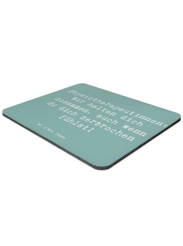 Mr. & Mrs. Panda Mouse-Pad Spruch Physiotherapeutin ZuMenschmenhalt... in Meeresbrise