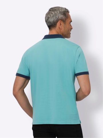Sieh an! Kurzarm-Poloshirt in ozean