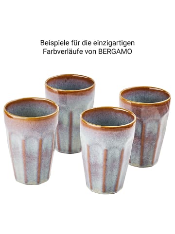 Butlers Butlers Tasse BERGAMO Latte Macchiato in Braun