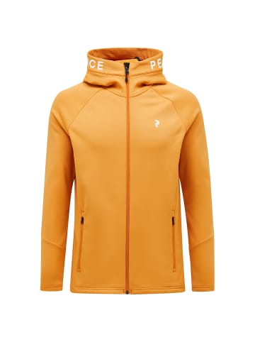 Peak Performance Funktionsjacke M Rider Zip Hood in hellorange