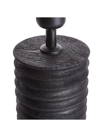 Butlers Lampenfuß GROOVED in Schwarz