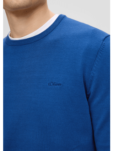 s.Oliver Strickpullover langarm in Blau