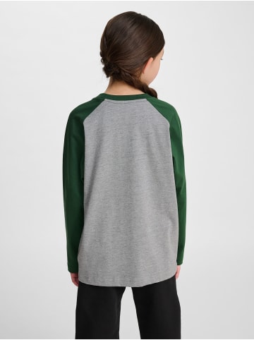 Hummel T-Shirt Hmljr Raglan Kinder in DARK GREEN