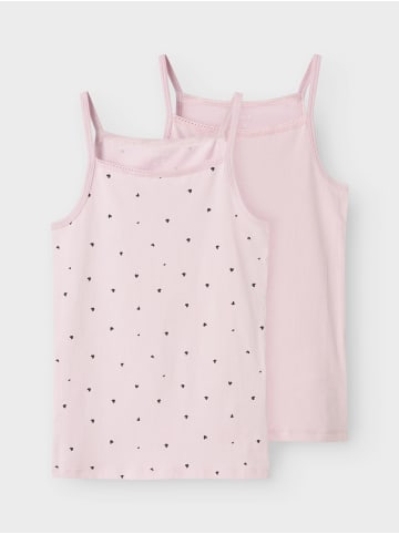 name it Unterhemden 2er Pack NKFSTRAP TOP WINSOME HEARTS in winsome orchid