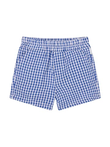 Noppies Shorts Olbia in Check pattern Medium blue