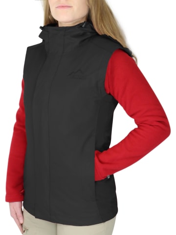 Normani Outdoor Sports Damen Hardshellweste Kolumbus in Schwarz