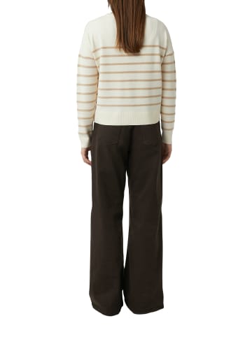 comma Pullover in beige braun - 0001
