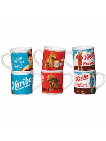 Ritzenhoff & Breker 6er Set Becher Retro Haribo in Bunt 380 ml in bunt