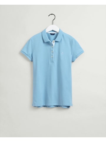 Gant T-Shirt in waterfall blue