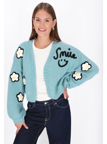 myMo Cardigan in turquoise