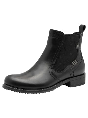 Tamaris Chelsea Boot in BLACK LEATHER
