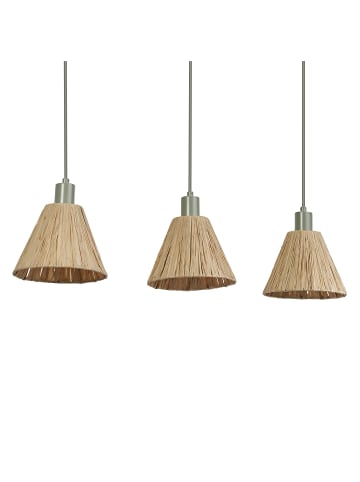 Osram Pendelleuchte Decor Raffia Linear grün, 3xE27