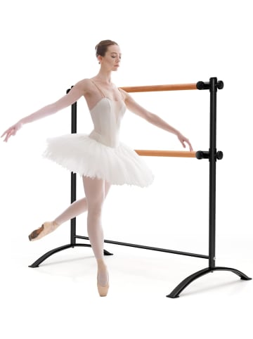 COSTWAY Ballettstange 120cm in Schwarz