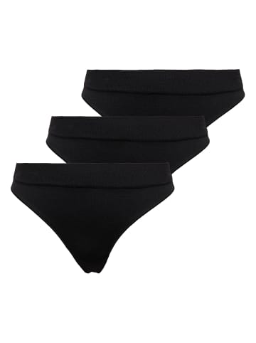 ONLY String 3er Pack in Schwarz