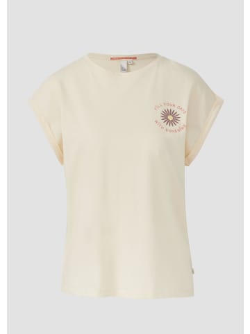QS T-Shirt in 08D0_helles sand