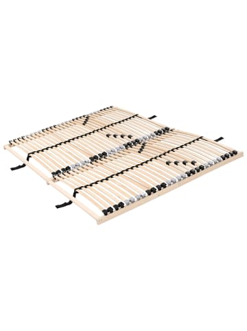 Beliani Lattenrahmen LIRY in Braun - (W) 198 x (H) 9 x (L) 195 cm