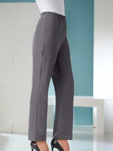 Sieh an! Bügelfaltenhose in grau
