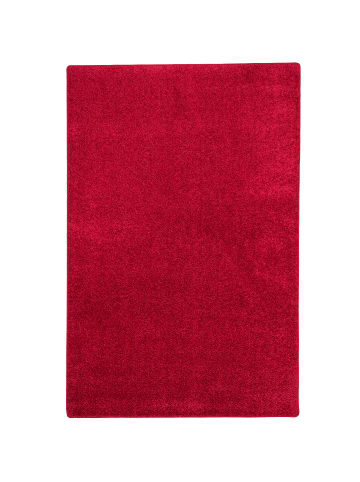 Snapstyle Hochflor Velours Teppich Mona in Rot