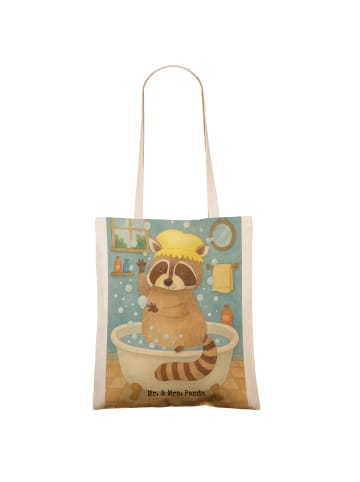 Mr. & Mrs. Panda Schultasche Waschbär Design ohne Spruch in Weiß