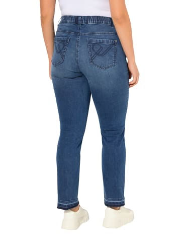 Ulla Popken Jeans in dark blue denim