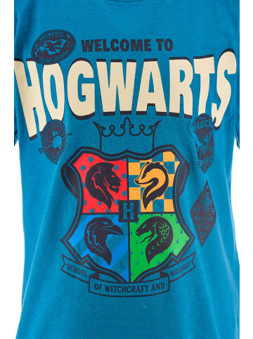 Harry Potter Harry Potter Pyjama Schlafanzug kurzarm in blau