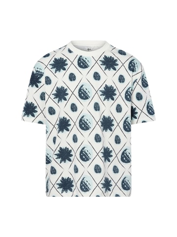 Nils Sundström T-Shirt in ecru mehrfarbig
