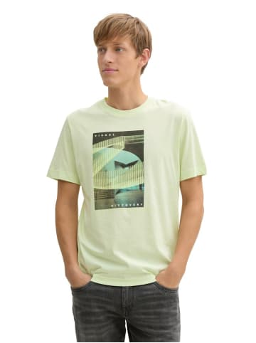 Tom Tailor Rundhals T-Shirt für Herren in uni