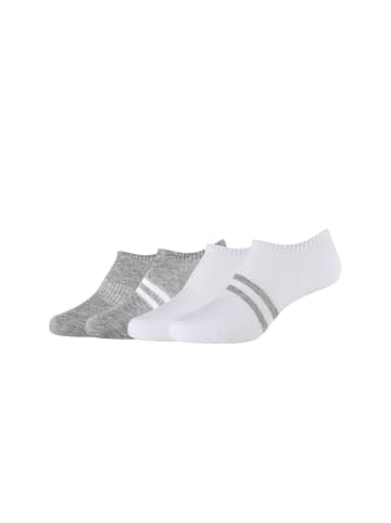 S. Oliver Sneakersocken 4er Pack silky touch in Weiß