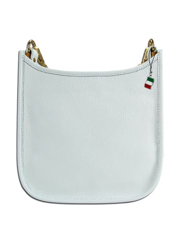 Florence Leder Umhängetasche, Citytasche Florence Tasche weiß ca. 22cm