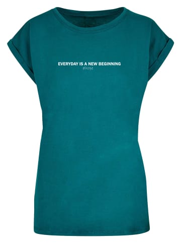 Merchcode Merchcode Damen Ladies Hope Extended Shoulder Tee in teal