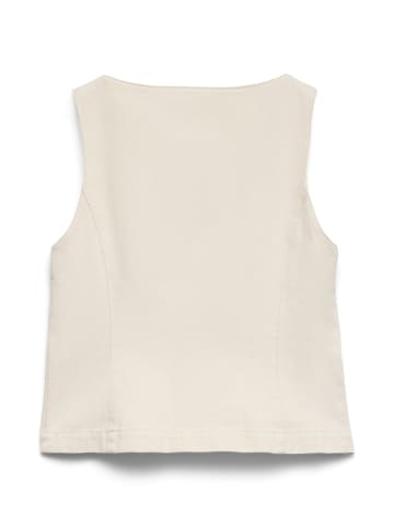 Vero Moda Jeansweste in Ecru