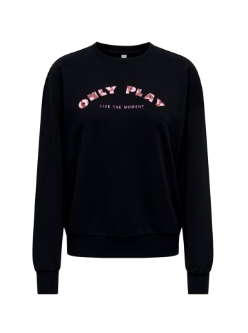 Only Play Sweatshirt 'Confi Life' in schwarz