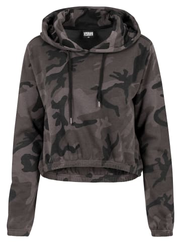Urban Classics Urban Classics Damen Ladies Camo Cropped Hoody in dark camo