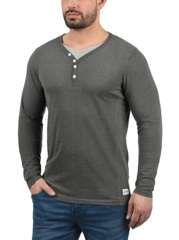 !SOLID Langarmshirt in grau