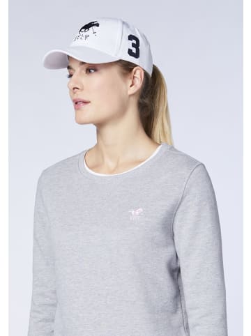 Polo Sylt Basecap im Label-Design in Weiß