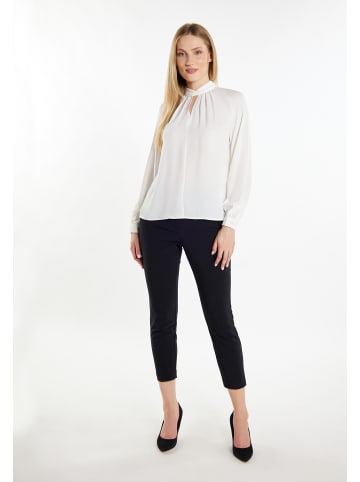 DreiMaster Damen Langarmbluse in Wollweiss