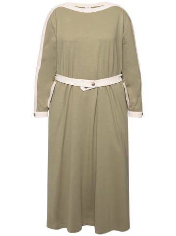 Ulla Popken Midikleid in stein grau