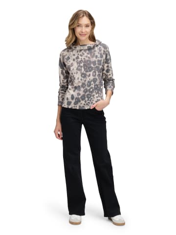 Betty Barclay Sweatshirt mit Kragen in Beige/Taupe