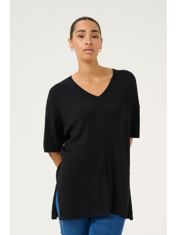 Kaffe Strickpullover KAsilla Baggy fit in Black Deep
