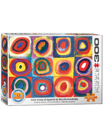 Eurographics 3D - Farbstudie Quadrate von Wassily Kandinsky (Puzzle)