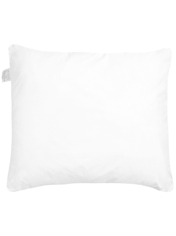 Beliani Kissen ERRIGAL in Weiß - (W) 80 x (H) 7 x (L) 80 cm